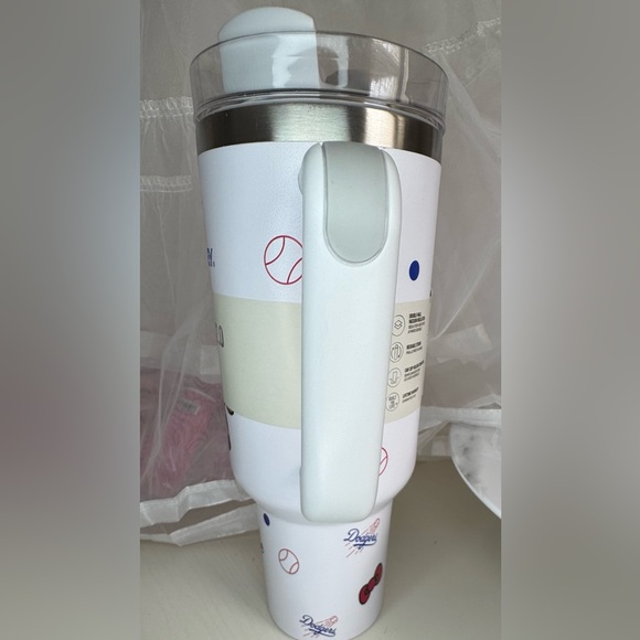 Stanley White Blue 40oz Tumbler ‼️Dodgers World Series Champion 2025‼️ - Picture 2 of 7